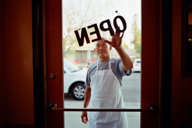 Customer enjoying a DoorDash delivery